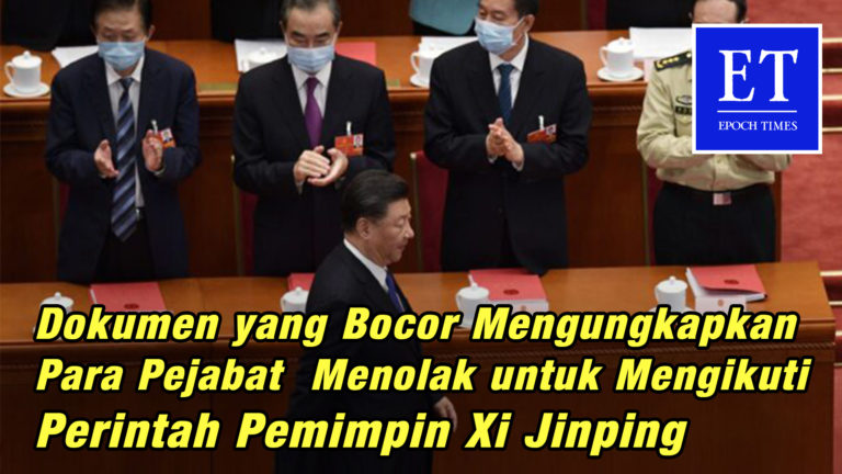 Dokumen yang Bocor Mengungkapkan Para Pejabat Menolak untuk Mengikuti Perintah Pemimpin Xi Jinping