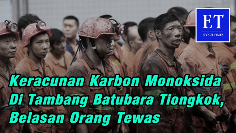 Keracunan Karbon Monoksida di Tambang Batubara Tiongkok, Belasan Orang Tewas