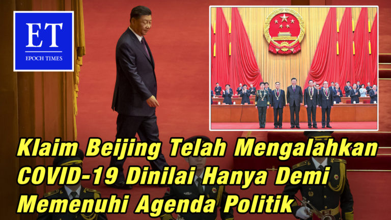 Klaim Beijing Telah Mengalahkan COVID-19 Dinilai Hanya Demi Memenuhi Agenda Politik