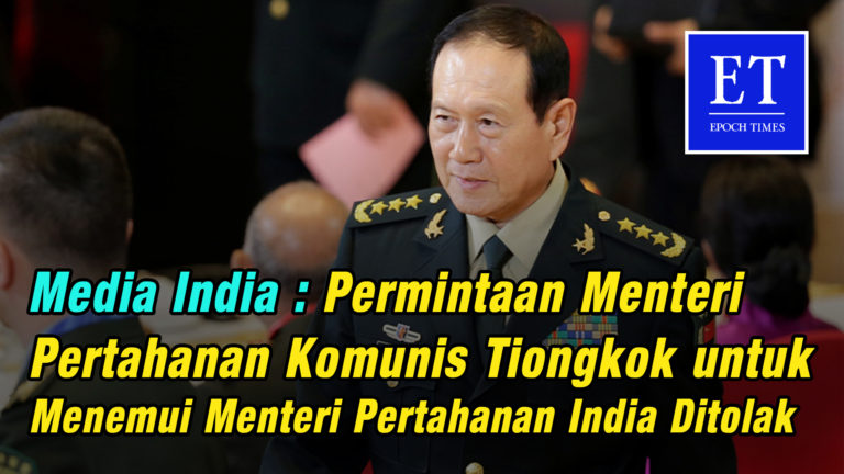 Media India: Permintaan Menteri Pertahanan Tiongkok untuk Menemui Menteri Pertahanan India Ditolak