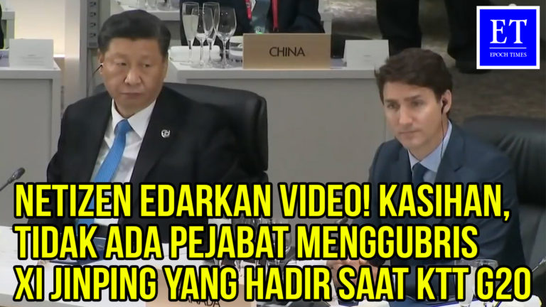 Netizen Edarkan Video! Kasihan, Tidak Ada Pejabat Menggubris Xi Jinping yang Hadir Saat KTT G20