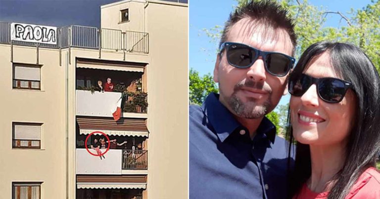 Pasangan Italia Dijuluki ‘Romeo and Juliet’ Setelah Jatuh Cinta dari Balkon Saat Kuncian