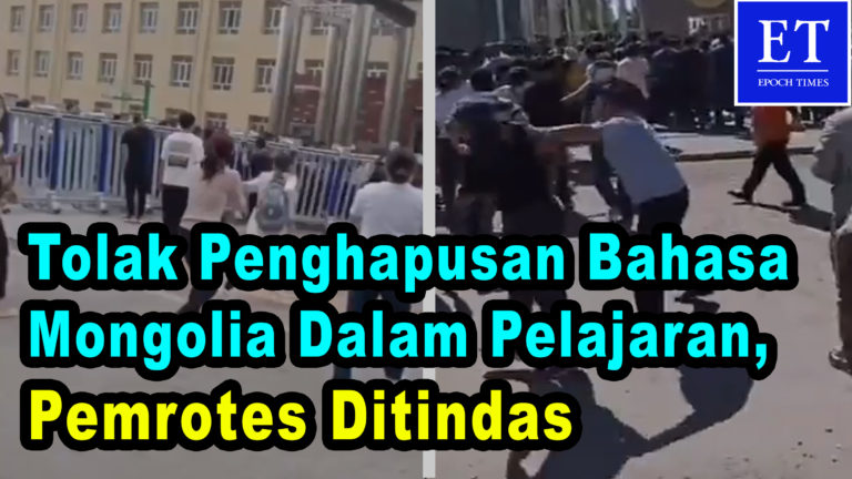 Pemrotes Ditindas, Menentang Penghapusan Bahasa Mongolia dalam Pengajaran Sekolah
