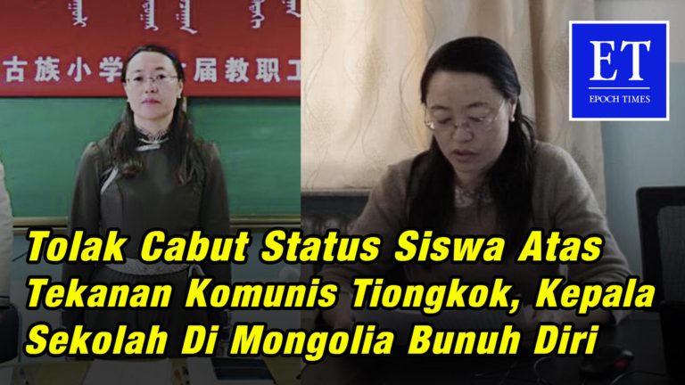 Tolak Cabut Status Siswa Atas Tekanan PKT, Kepala Sekolah di Mongolia Dalam, Bunuh Diri