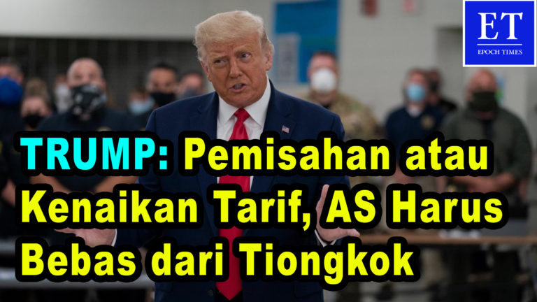 Trump: Soal Pemisahan atau Kenaikan Tarif, AS Harus Bebas dari Ketergantungan pada Tiongkok
