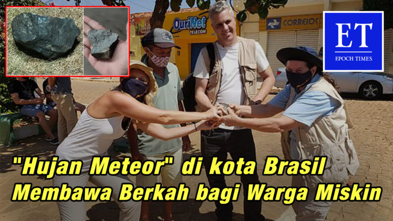 “Hujan Meteor” di kota Brasil Membawa Berkah bagi Warga Miskin