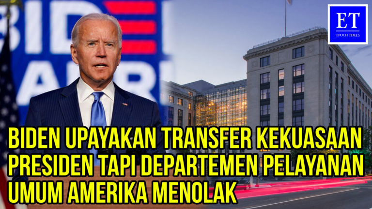 Biden Upayakan Transfer Kekuasaan Presiden tapi Departemen Pelayanan Umum Amerika Menolak