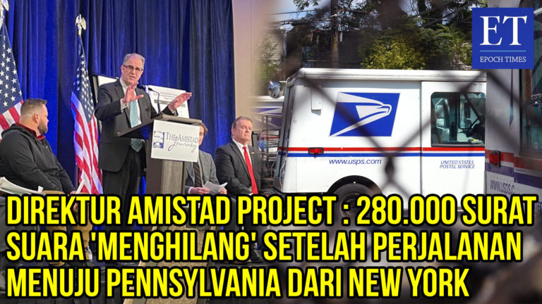Direktur Amistad Project : 280.000 Surat Suara ‘Menghilang’ Setelah Perjalanan Menuju Pennsylvania