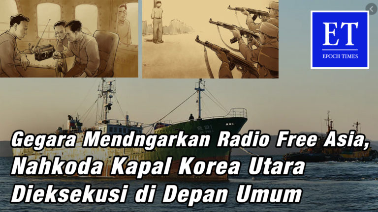 Gegara Mendengarkan Radio Free Asia, Nahkoda Kapal Korea Utara Dieksekusi di Depan Umum