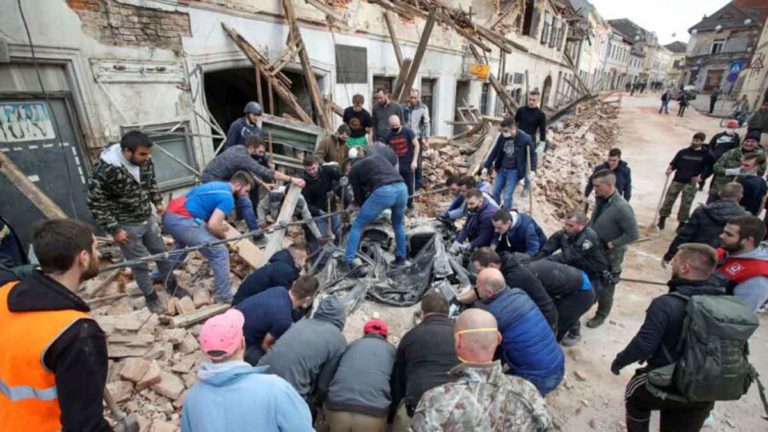 Gempa Kuat Magnitudo 6,4 di Kroasia Tewaskan 7 Orang, Separuh Kota Hilang