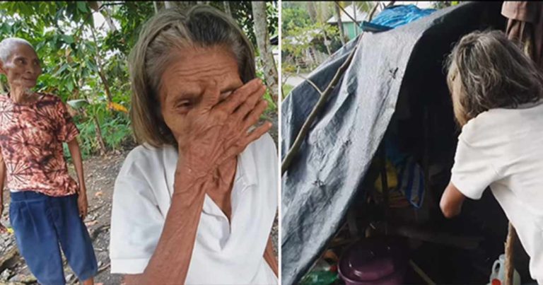 Pasangan Lansia Tinggal di Tenda Kecil Tanpa Makanan Selama Berhari-hari Setelah Ditinggalkan oleh Anaknya
