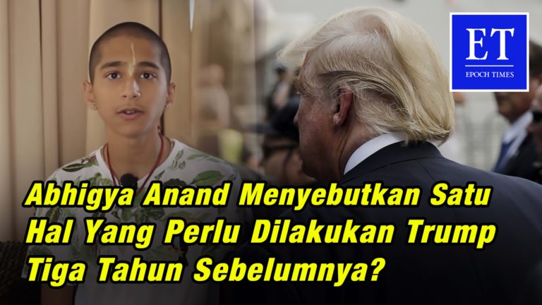 Anand Menyebutkan Satu Hal yang Perlu Dilakukan Trump 3 Tahun Sebelumnya ?