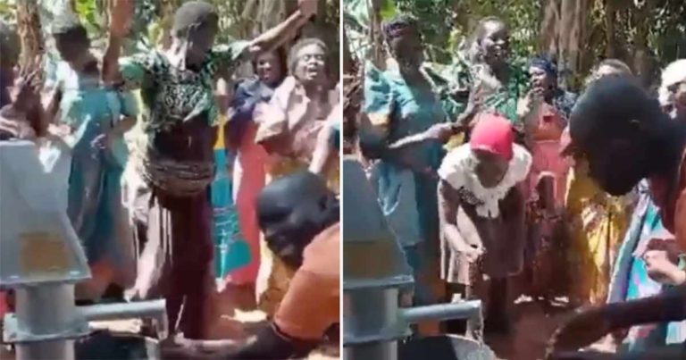 Penduduk Desa di Uganda Menerima Air Bersih untuk Pertama Kalinya dan Reaksi Mereka Benar-benar Luar Biasa