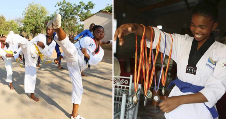 Seorang Remaja Putri di Zimbabwe Mengajar Taekwondo untuk Melawan Pernikahan Anak
