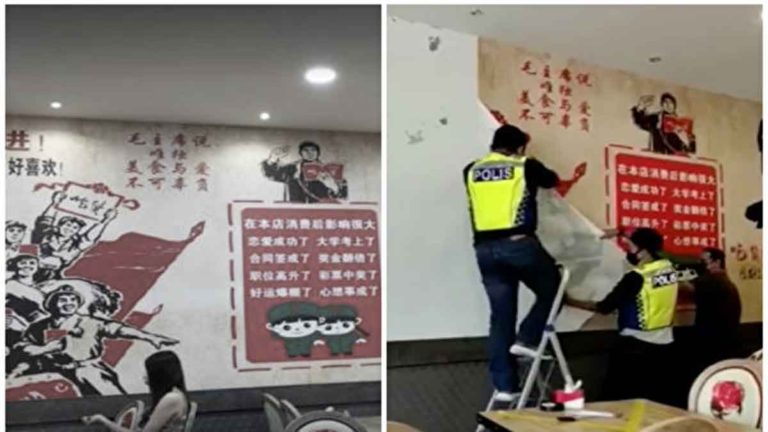 Restoran yang Promosikan Komunisme Lewat Wallpaper Ditindak Polisi Malaysia