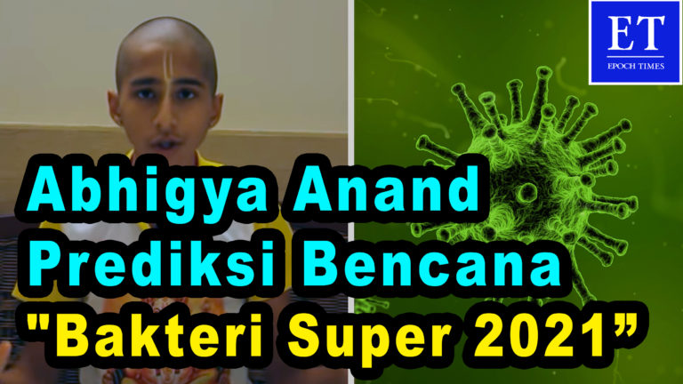 Mencengangkan! Inilah Bencana “Bakteri Super” Tahun 2021 yang Diprediksi oleh Abhigya Anand