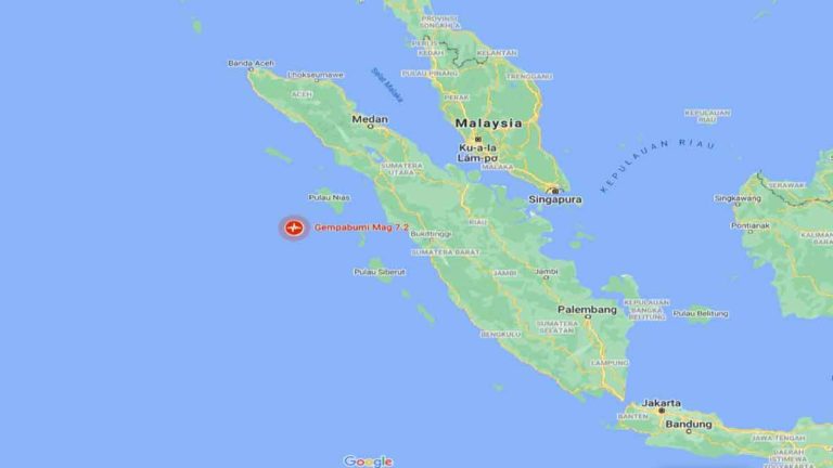 Gempabumi Nias Barat Dimutakhirkan Menjadi M 6.7 dan Ada Aftershock M 5.2