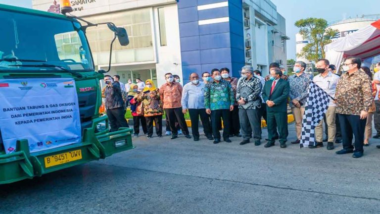 3.500 Unit Tabung Oksigen dari Indonesia Dikirim ke India