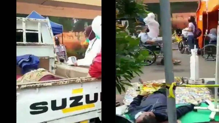 Viral Suasana RSUD Bekasi, Pasien-pasien Tercecer di Luar Gedung Hingga Ada yang Diperiksa di Atas Mobil Pikap