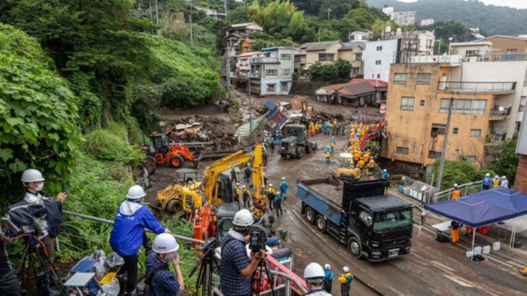 Longsor di Atami, Jepang, 29 Orang Masih Hilang Setelah 72 Jam Operasi Penyelamatan