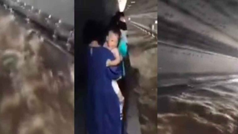 Jalur Subway di Tiongkok Menjadi Sungai Saat Hujan Lebat Melanda,  Warga Zhengzhou: Apakah Terlihat Seperti Syuting Film Horor?