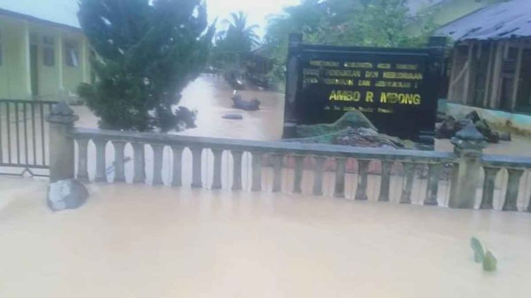 Hujan Intensitas Tinggi Picu Banjir di Kabupaten Aceh Tamiang, 720 Warga Terdampak