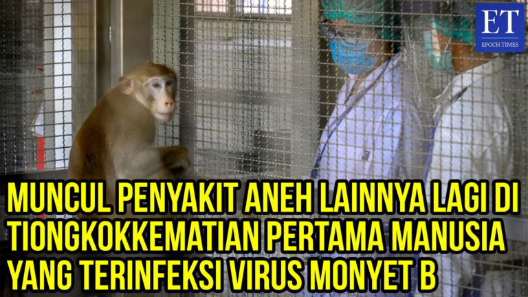Muncul Penyakit Aneh Lainnya Lagi di Tiongkok, Kematian Pertama Manusia Terinfeksi Virus Monyet B