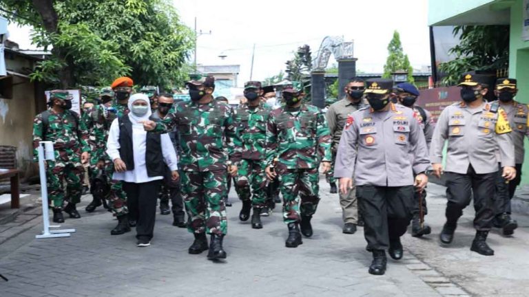 PPKM Darurat di Jawa Timur, 2.014 Prajurit TNI Dilibatkan
