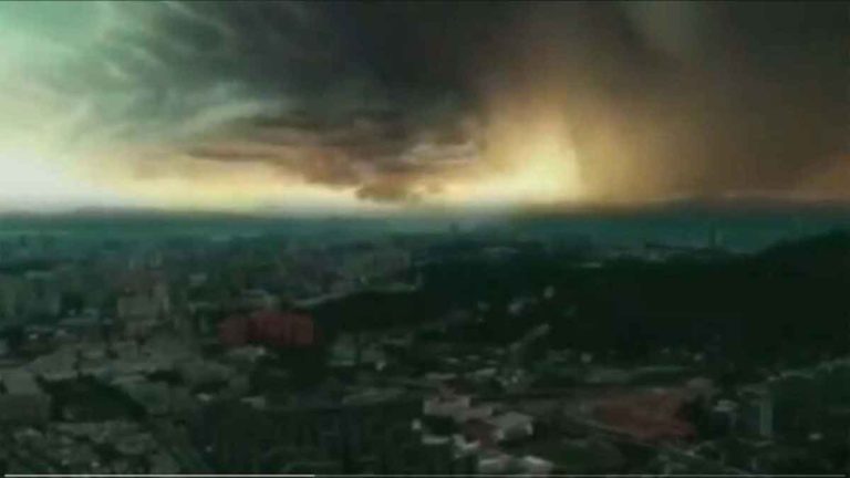 Jelang Seabad PKT, Angin Kencang Berskala 13 Beaufort Mengubah Kota Jinan, Tiongkok Siang Bagai Malam Hari