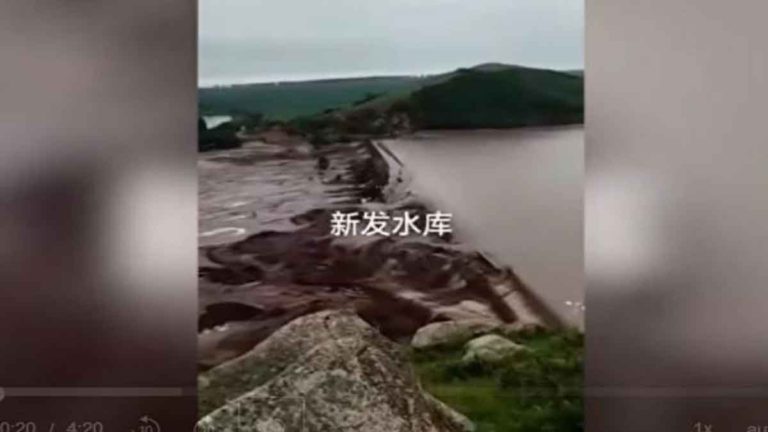 2 Tanggul Waduk di Mongolia Dalam Jebol, 22 Jembatan Ambrol, Sekitar 21 Ribu Lebih Hektar Lahan Pertanian Tergenang