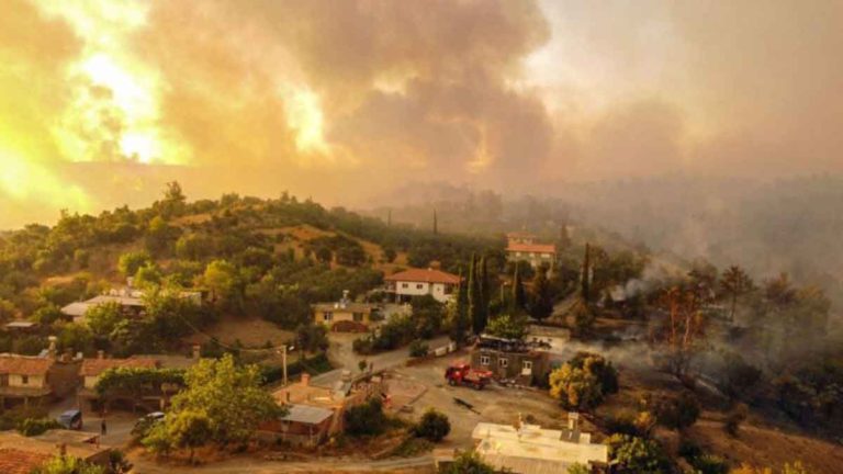 Kebakaran Hutan di Turki Semakin Parah, Turis dan Warga Menyelamatkan Diri dengan Tergesa-gesa