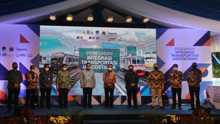 Anies, Erick dan Budi Karya Resmikan Integrasi Transportasi Jabodetabek