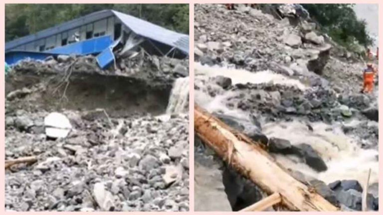 Tiba-tiba Tanah Longsor di Sichuan, Tiongkok Menyebabkan Gudang Terkubur Sekejap, 17 Orang Hilang Kontak