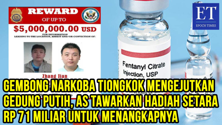 Gembong Narkoba Tiongkok Kejutkan Gedung Putih, AS Tawarkan Hadiah Rp 71 Miliar untuk Menangkapnya