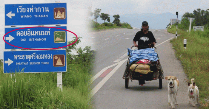 Pria Berjalan Kaki Sejauh 1.500 Kilometer untuk Menaburkan Abu Pacarnya di Puncak Gunung Tertinggi di Thailand
