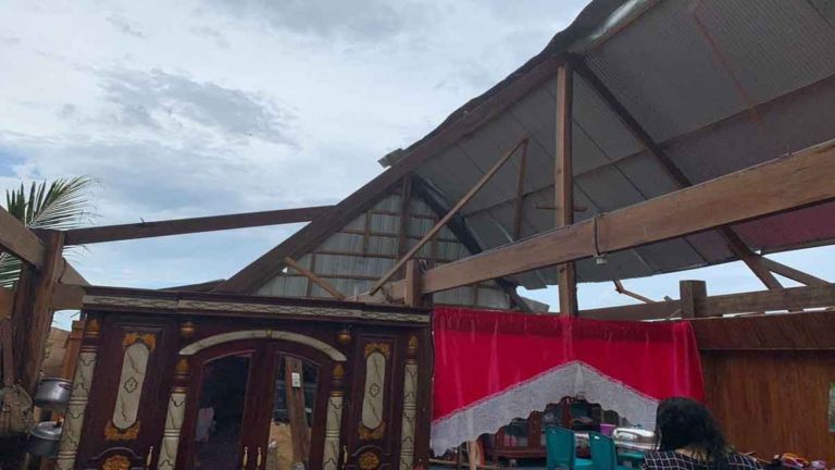 Tiga Kecamatan  Diterjang Angin Kencang, 277 Rumah Warga di Wajo, Sulawesi Selatan Rusak