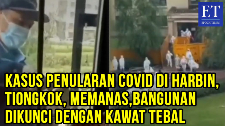 Kasus Penularan di Harbin, Tiongkok, Memanas, Bangunan Terdapat Kasus Dikunci dengan Kawat Tebal