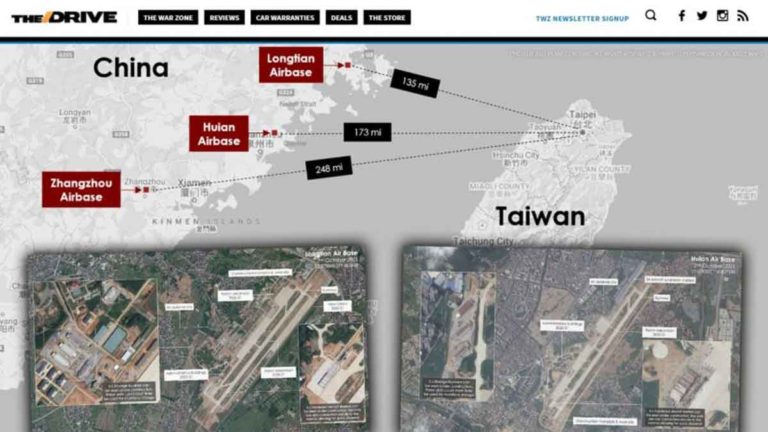 Citra Satelit Menangkap Perluasan 3 Pangkalan AU Komunis Tiongkok di Provinsi Fujian, Siaga Perang ?