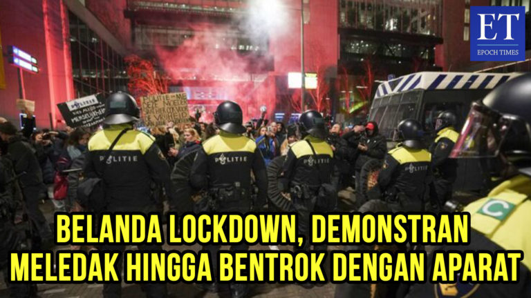 Belanda Lockdown, Demonstran Meledak Hingga Bentrok dengan Aparat