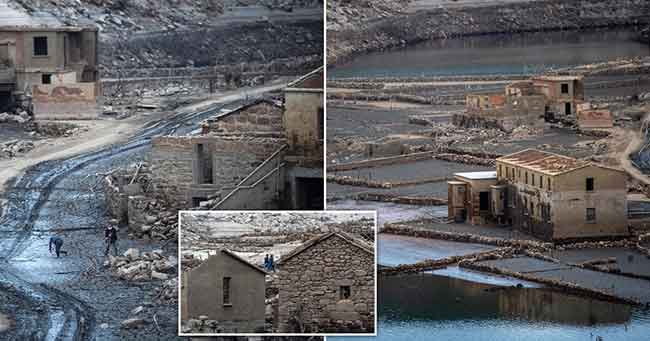 Aceredo, Desa di Spanyol Terbengkalai Muncul Kembali Setelah Hampir 30 Tahun Terendam Air