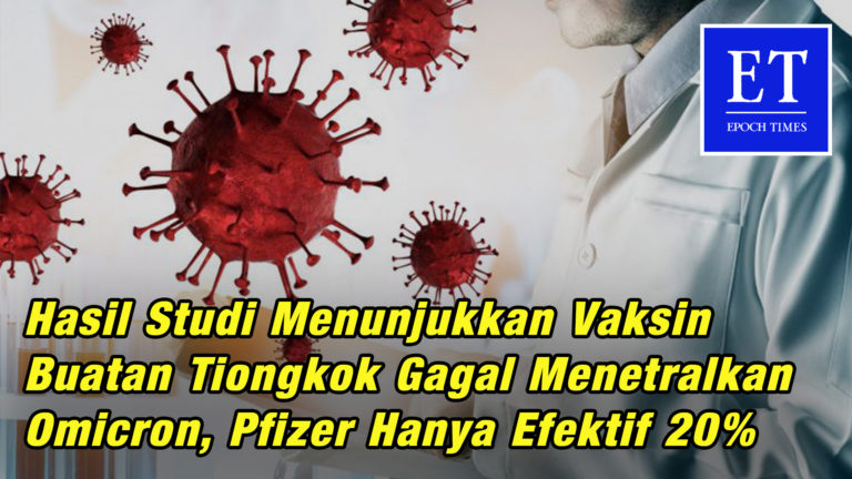 Hasil Studi Menunjukkan Vaksin Buatan Tiongkok Gagal Menetralkan Omicron, Pfizer Hanya Efektif 20%