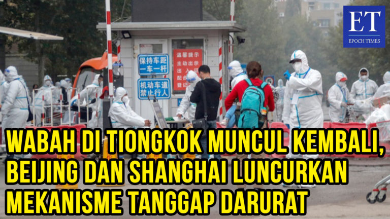 Wabah di Tiongkok Muncul Kembali, Beijing dan Shanghai Luncurkan Mekanisme Tanggap Darurat