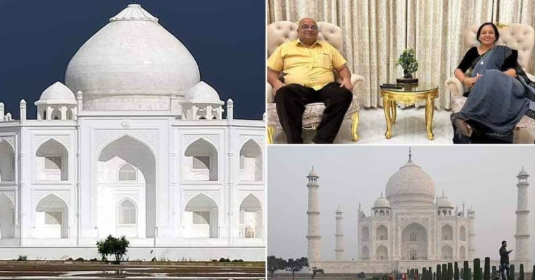 Seorang Pria di India Bangun Rumah Replika Taj Mahal Sebagai Hadiah untuk Istrinya