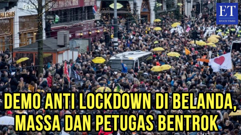 Demo Anti Lockdown di Belanda, Massa dan Petugas Bentrok