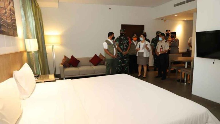 Ketua Satgas COVID-19 Tinjau Kesiapan Hotel Karantina Pelaku Perjalanan Luar Negeri di Bali