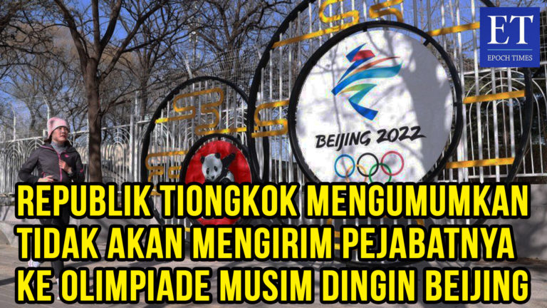 Republik Tiongkok Mengumumkan Tidak Akan Mengirim Pejabatnya ke Olimpiade Musim Dingin Beijing