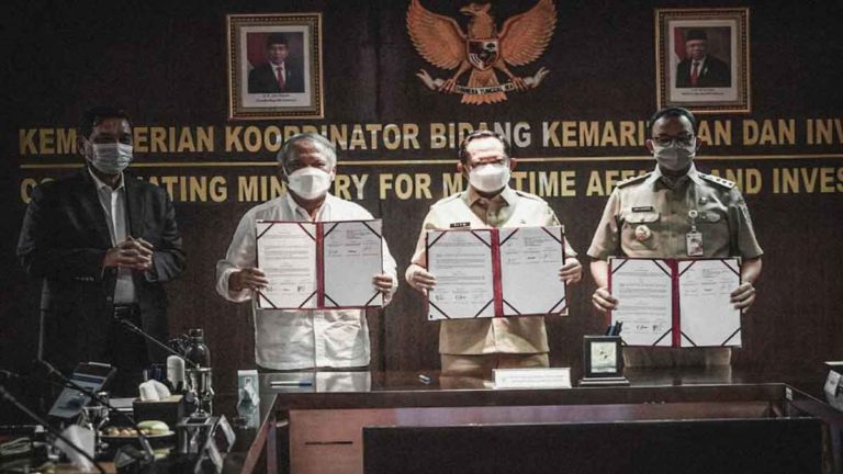 Cegah Jakarta Tenggelam, Anies dan 3 Menteri Jokowi Disaksikan Luhut Sepakat Membangun  Sistem Penyediaan Air Minum