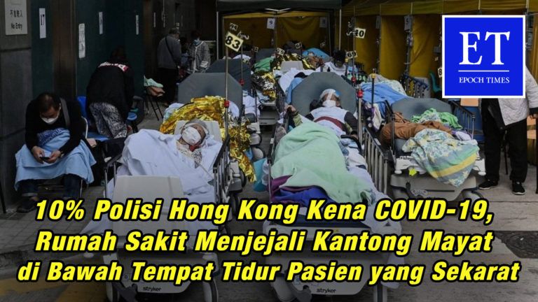 10% Polisi Hong Kong Kena COVID-19, Rumah Sakit Jejali Kantong Mayat di Bawah Tempat Tidur Pasien