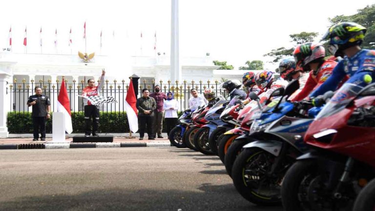 Dilarang Ikut Konvoi Bersama Pembalap MotoGP, Jokowi : Lemas Saya