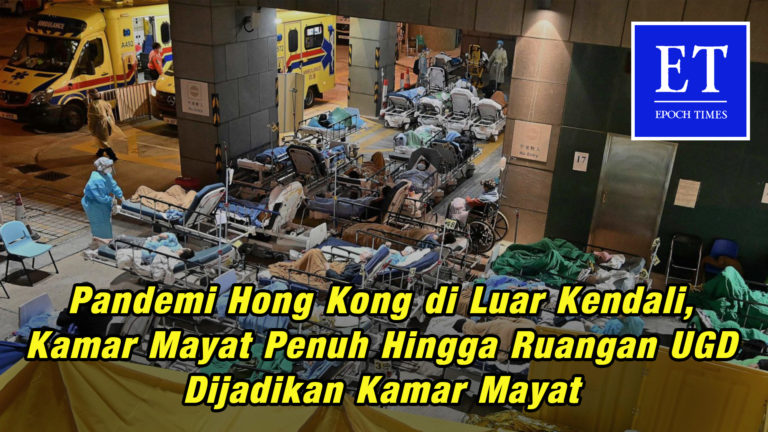 Pandemi Hong Kong di Luar Kendali, Kamar Mayat Penuh Hingga Ruangan UGD Dijadikan Kamar Mayat